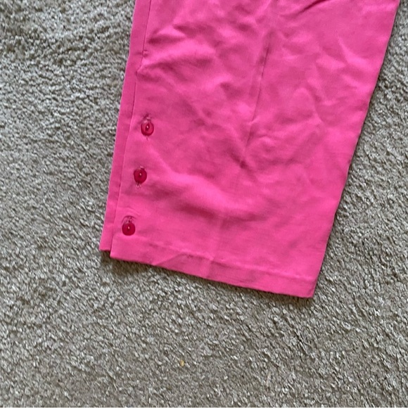 NWT ~ VTG ~ 1990s ~ Sag Harbor ~ Fuchsia Pull On Ankle Pants ~ Size 18 - Picture 5 of 6